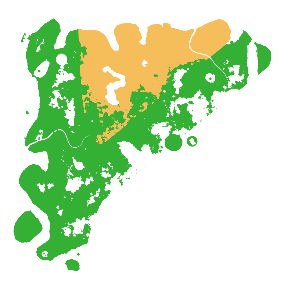 Biome Rust Map: Procedural Map, Size: 4600, Seed: 1884126151