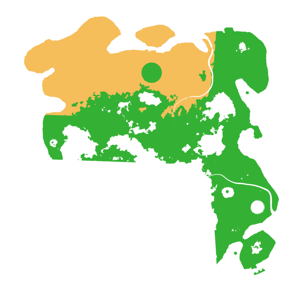 Biome Rust Map: Procedural Map, Size: 3850, Seed: 50208699