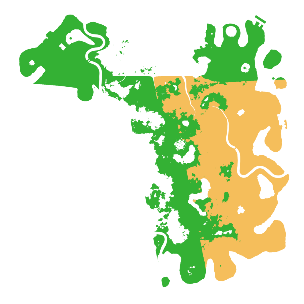 Biome Rust Map: Procedural Map, Size: 5008, Seed: 123123141