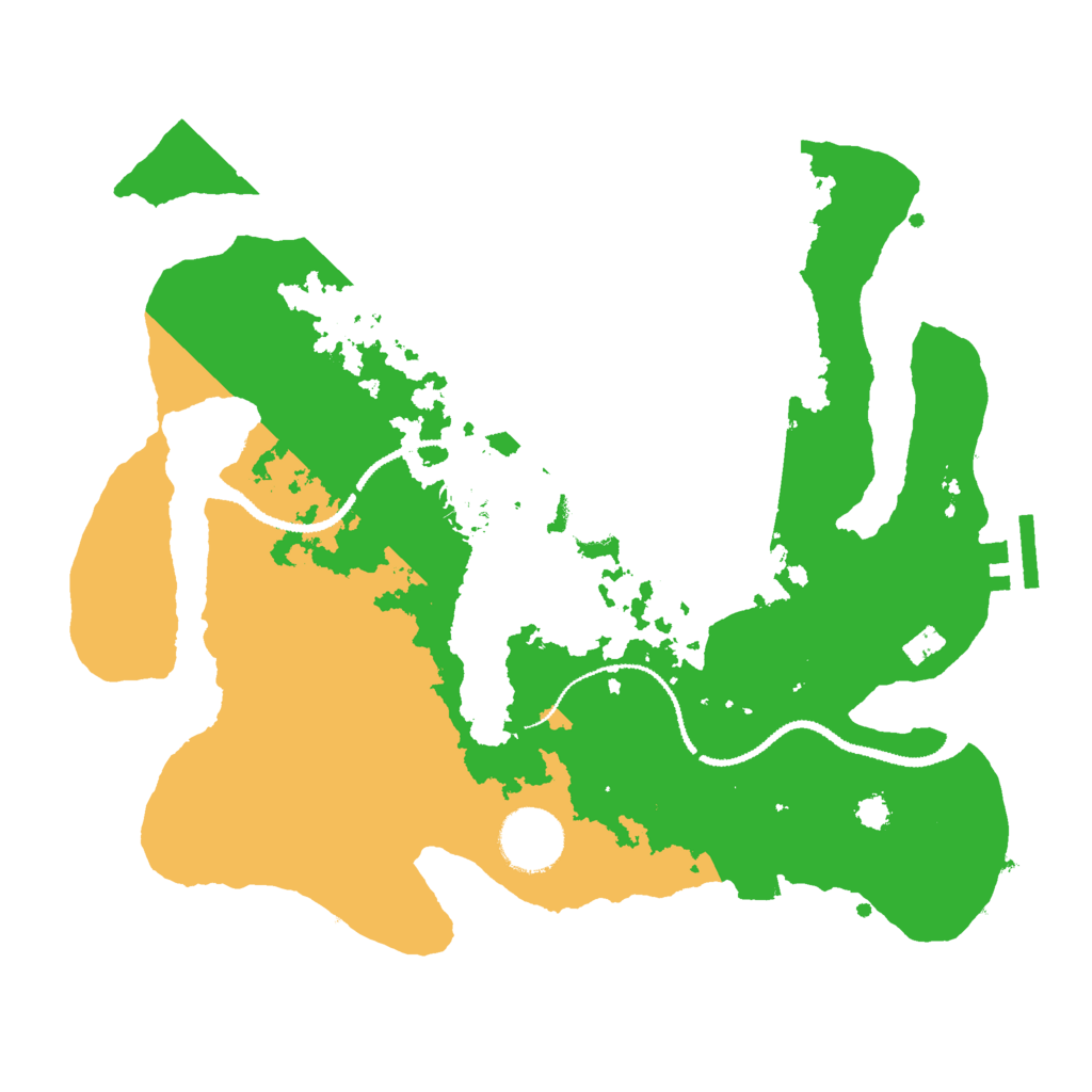 Biome Rust Map: Procedural Map, Size: 3000, Seed: 24682849