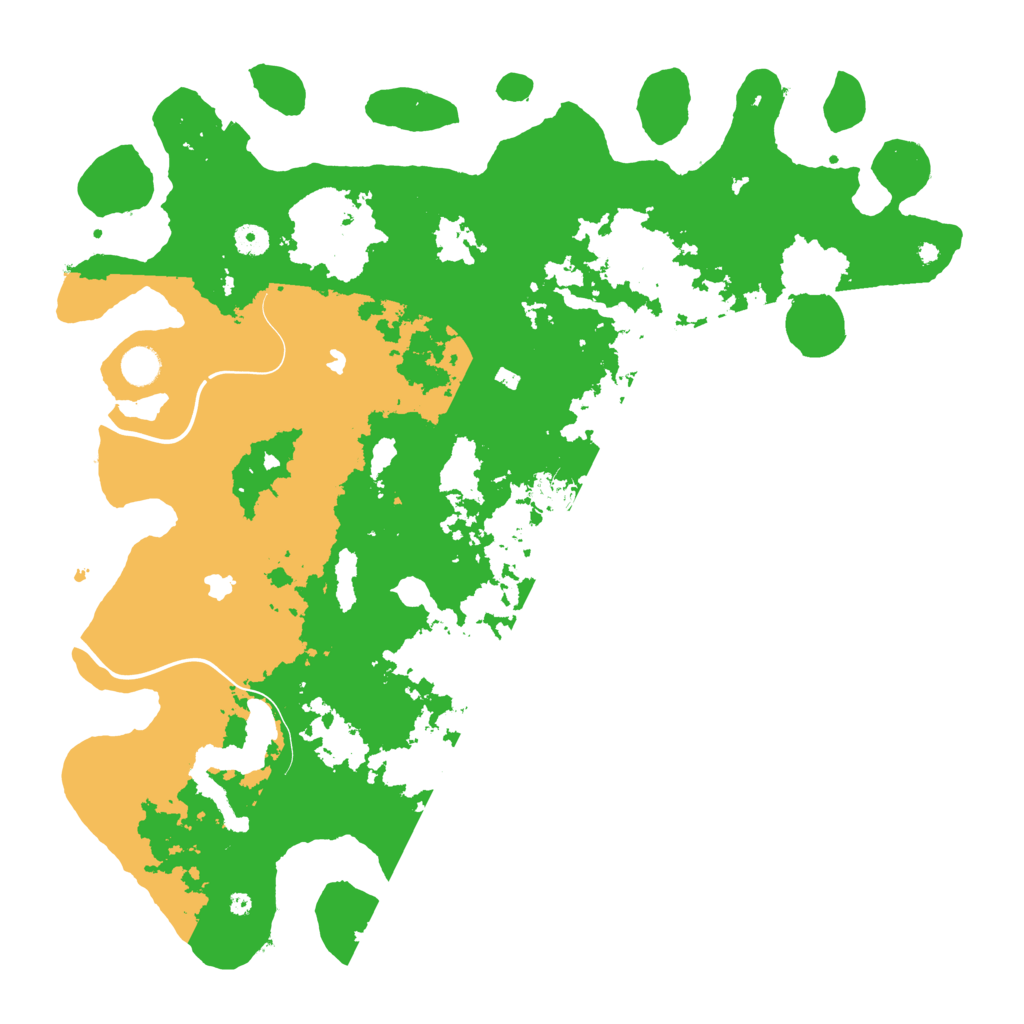 Biome Rust Map: Procedural Map, Size: 4600, Seed: 827803646