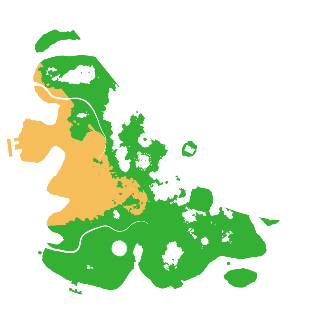Biome Rust Map: Procedural Map, Size: 3500, Seed: 106097895
