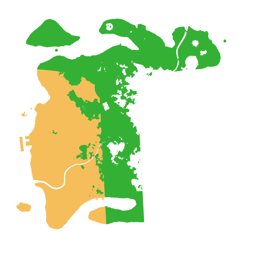 Biome Rust Map: Procedural Map, Size: 3500, Seed: 1336724095