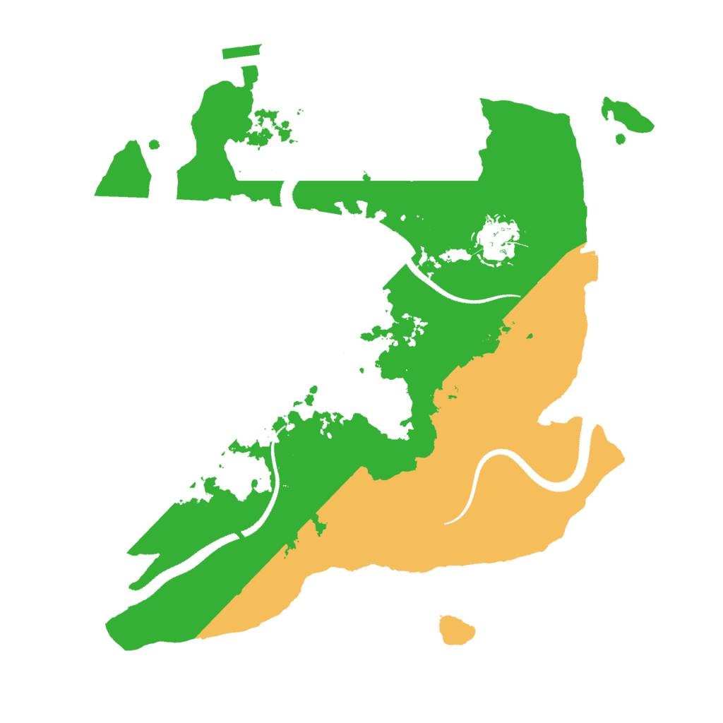 Biome Rust Map: Procedural Map, Size: 2800, Seed: 889689