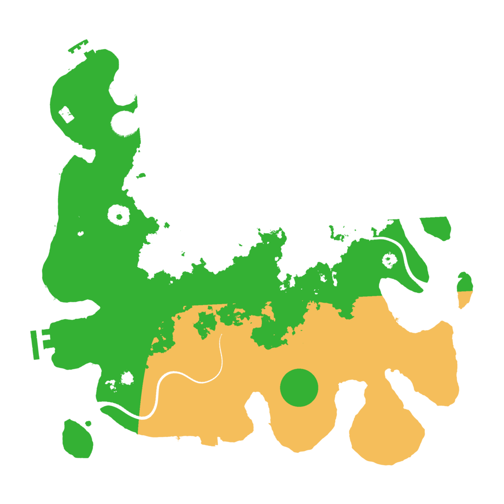 Biome Rust Map: Procedural Map, Size: 3500, Seed: 1696399160