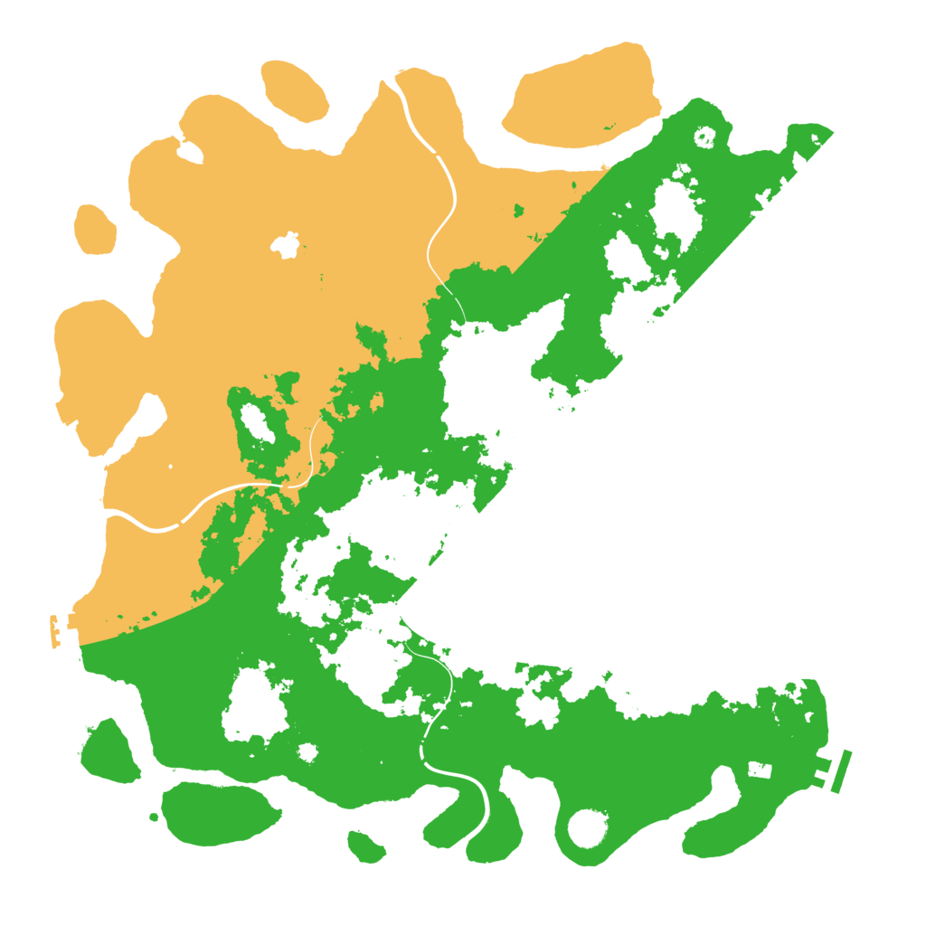 Biome Rust Map: Procedural Map, Size: 4250, Seed: 359423827