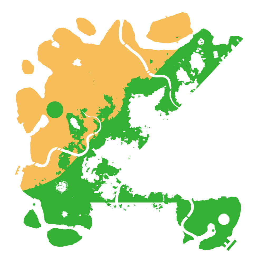 Biome Rust Map: Procedural Map, Size: 4250, Seed: 359423827