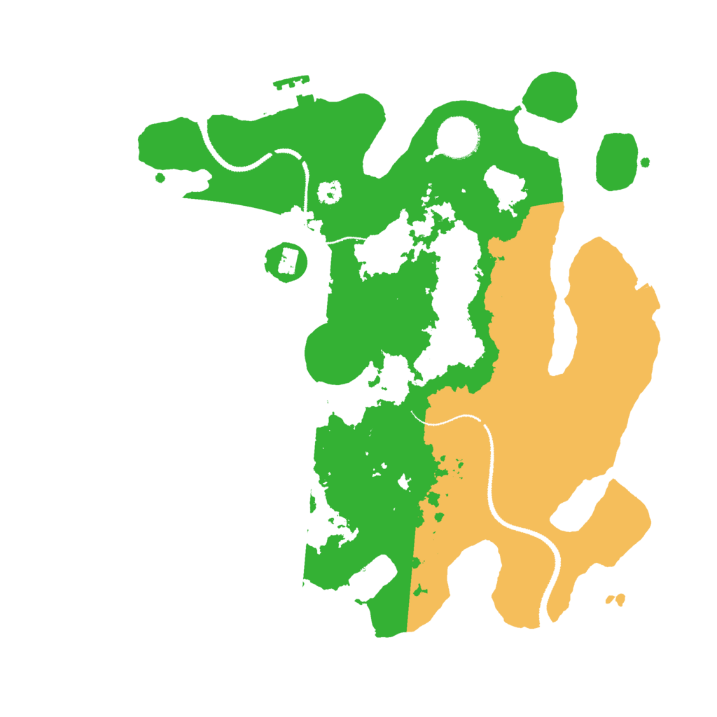 Biome Rust Map: Procedural Map, Size: 3000, Seed: 11308