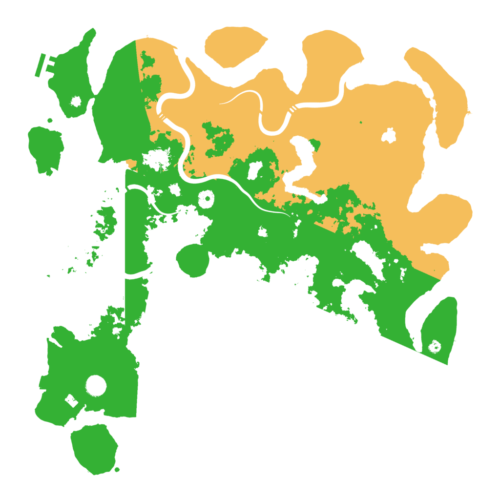 Biome Rust Map: Procedural Map, Size: 4250, Seed: 2222025