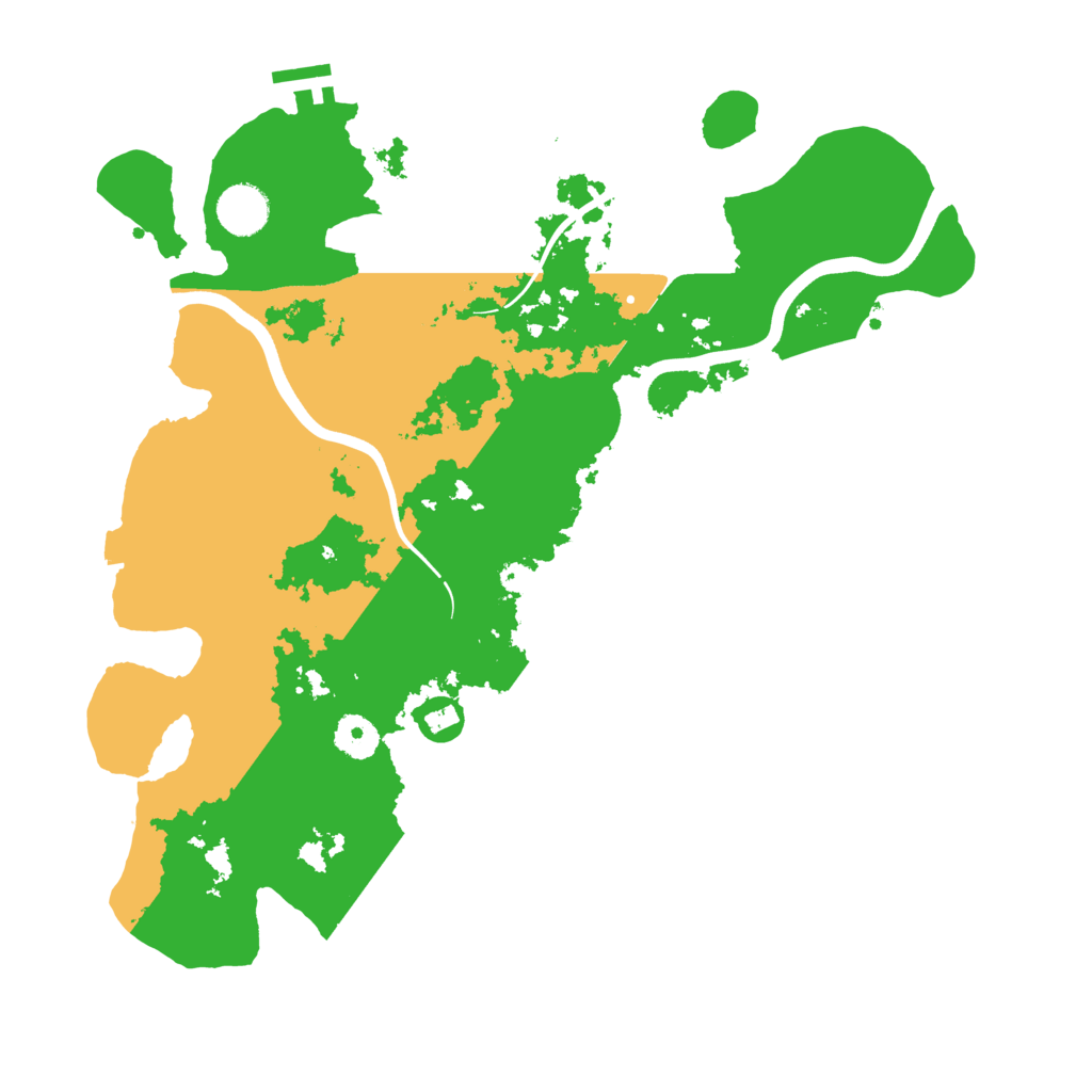 Biome Rust Map: Procedural Map, Size: 3750, Seed: 1414853277