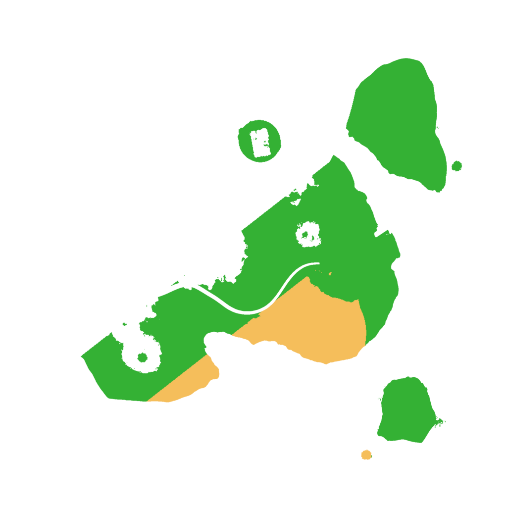 Biome Rust Map: Procedural Map, Size: 2000, Seed: 4646391