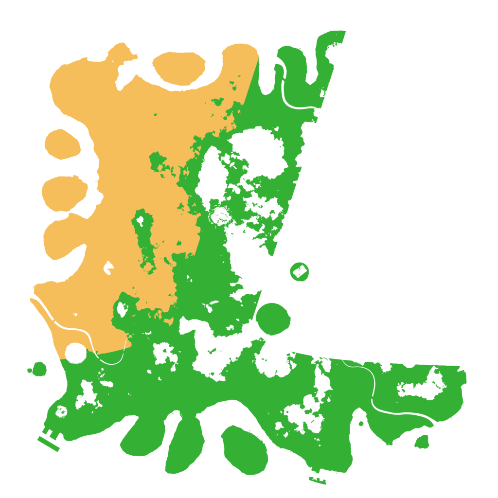 Biome Rust Map: Procedural Map, Size: 4250, Seed: 4612