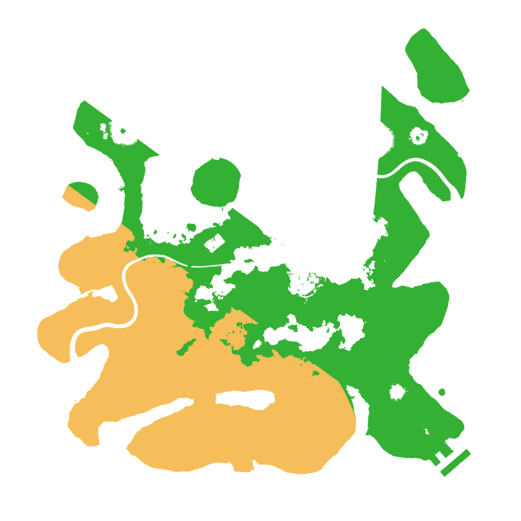 Biome Rust Map: Procedural Map, Size: 3000, Seed: 74533