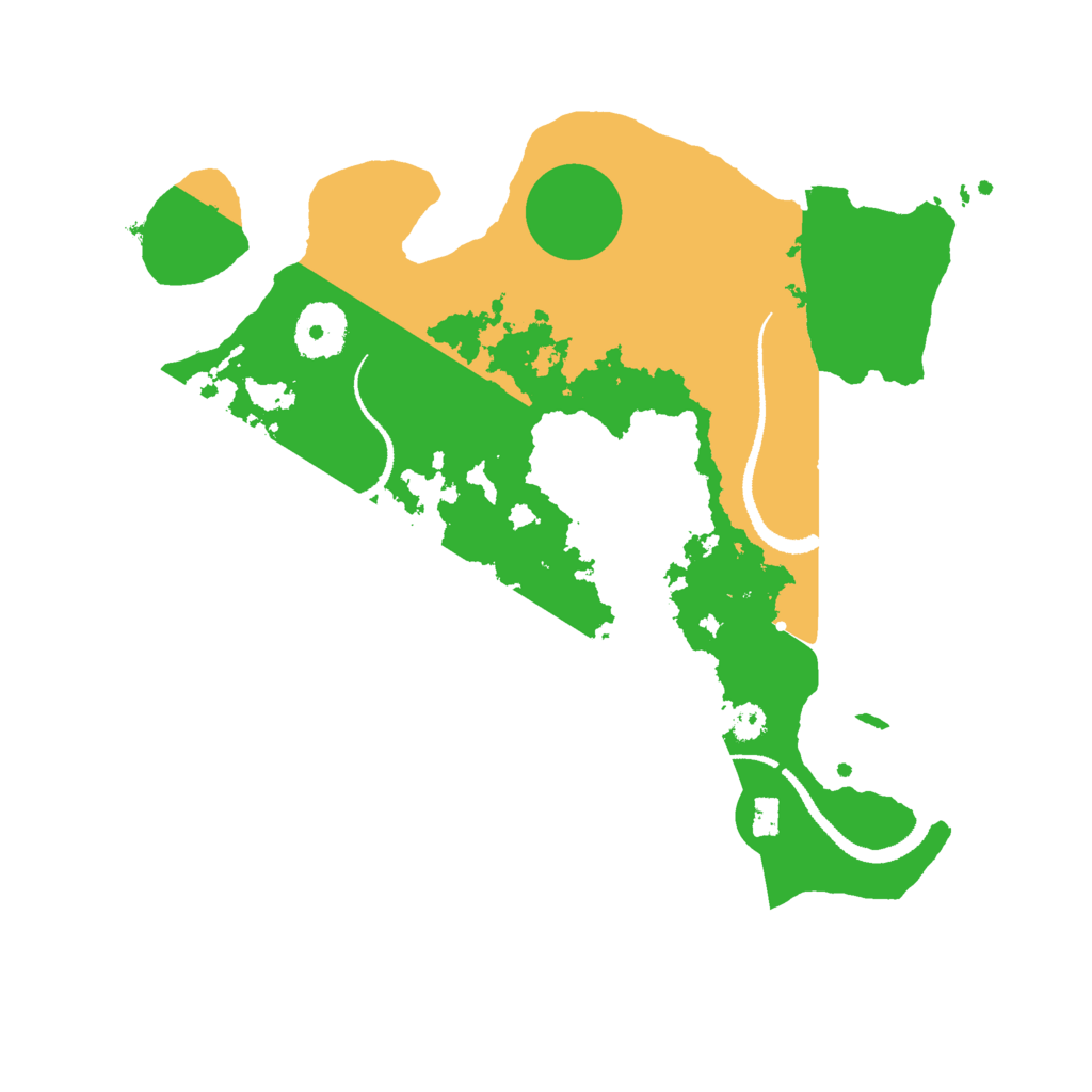 Biome Rust Map: Procedural Map, Size: 3000, Seed: 21835