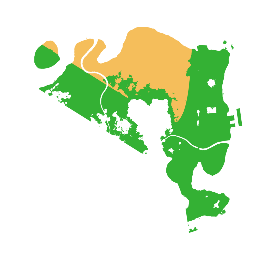 Biome Rust Map: Procedural Map, Size: 3000, Seed: 21835