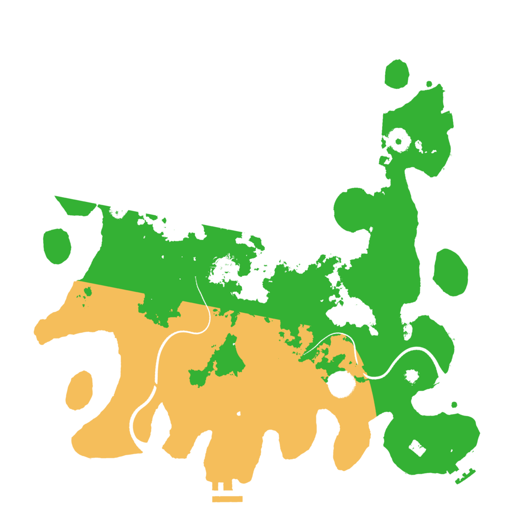 Biome Rust Map: Procedural Map, Size: 3500, Seed: 2131816033