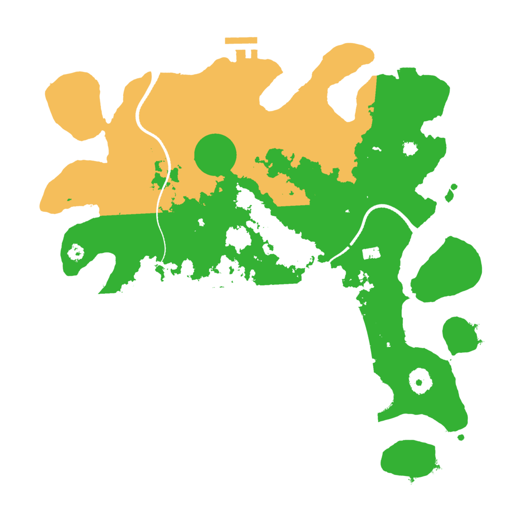 Biome Rust Map: Procedural Map, Size: 3250, Seed: 921088183