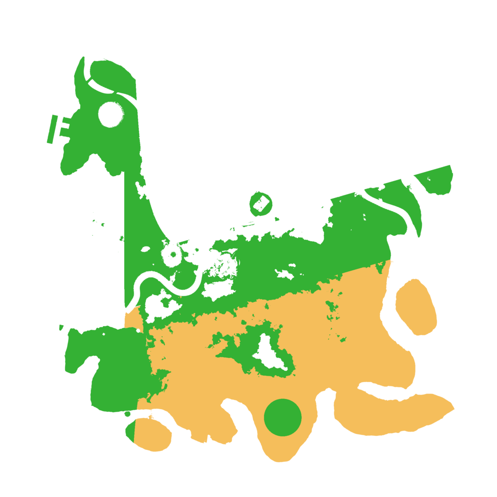 Biome Rust Map: Procedural Map, Size: 3500, Seed: 700357382