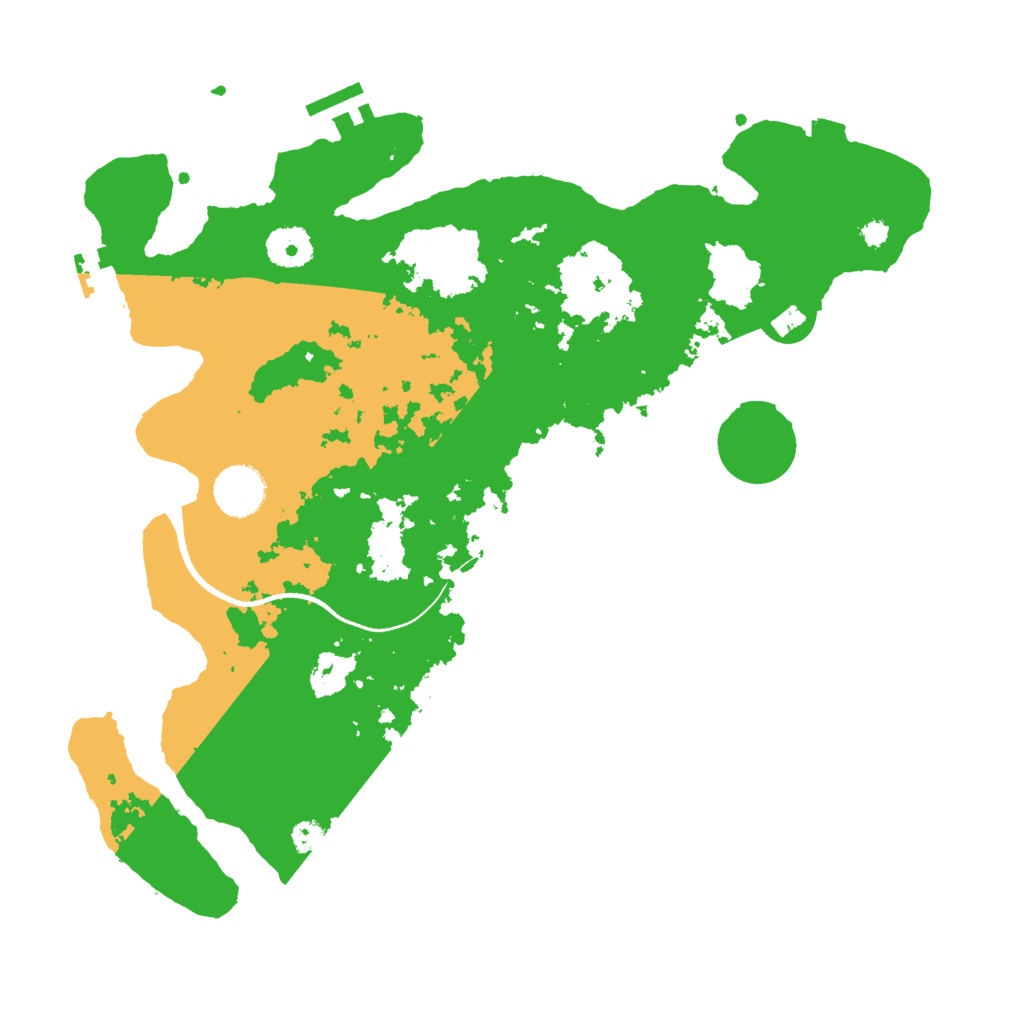 Biome Rust Map: Procedural Map, Size: 3500, Seed: 1116322698