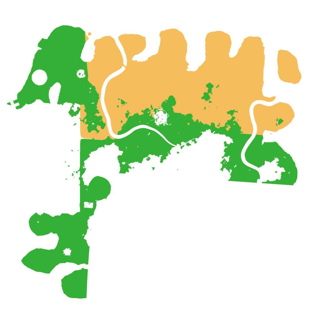 Biome Rust Map: Procedural Map, Size: 3750, Seed: 381669143