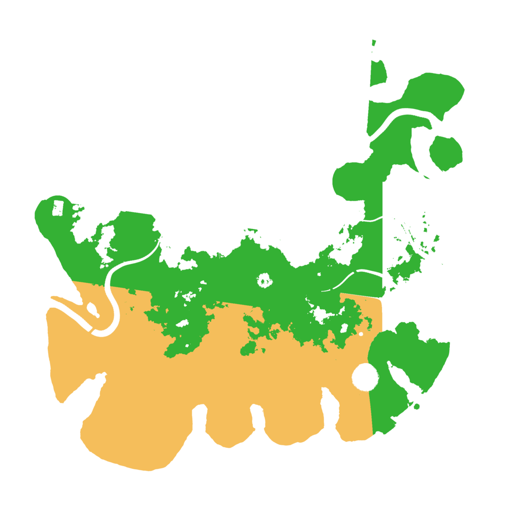 Biome Rust Map: Procedural Map, Size: 3500, Seed: 1856775301