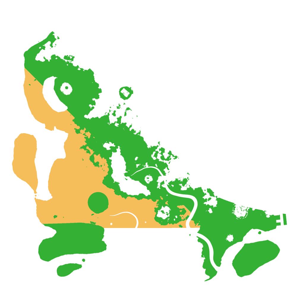 Biome Rust Map: Procedural Map, Size: 3900, Seed: 1840750456