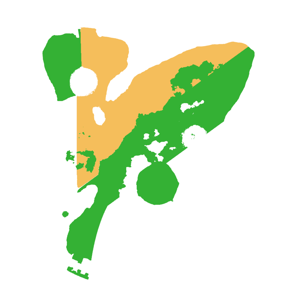 Biome Rust Map: Procedural Map, Size: 2000, Seed: 546549580