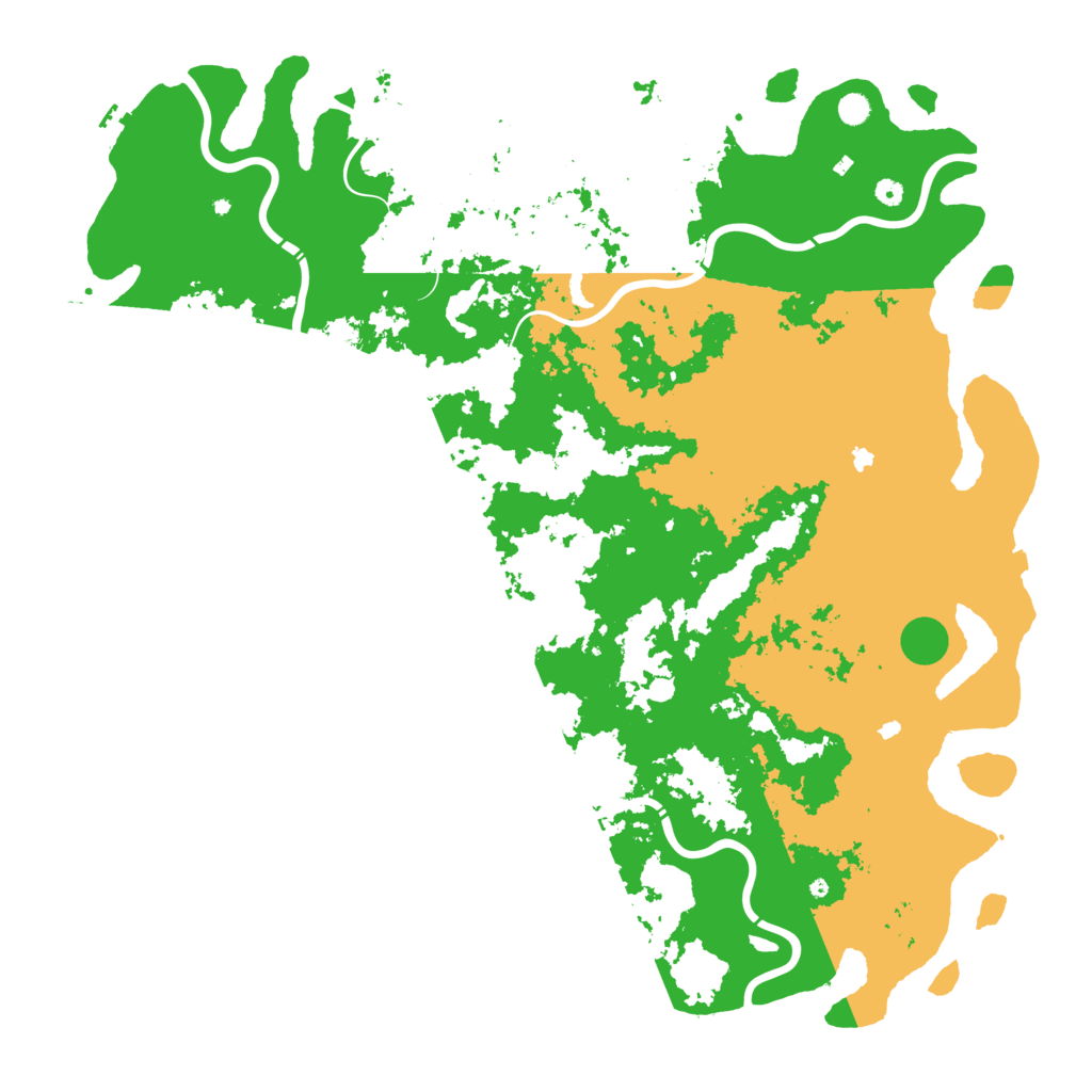 Biome Rust Map: Procedural Map, Size: 6000, Seed: 125121024