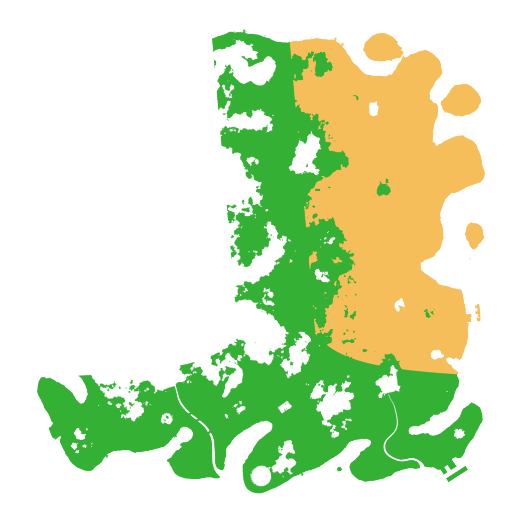 Biome Rust Map: Procedural Map, Size: 4500, Seed: 1662263315