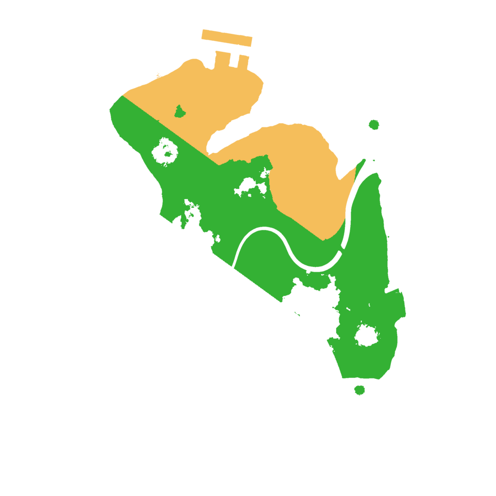 Biome Rust Map: Procedural Map, Size: 2000, Seed: 1891798197
