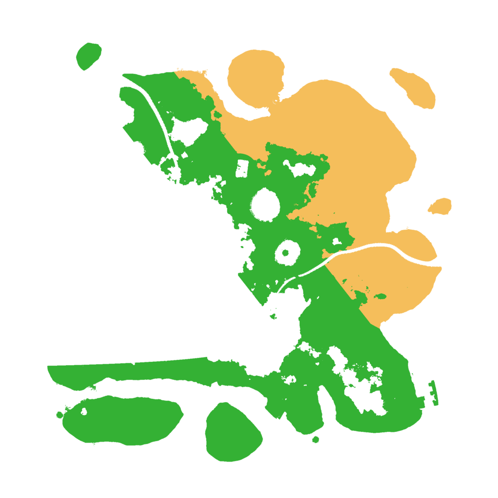 Biome Rust Map: Procedural Map, Size: 3000, Seed: 828644