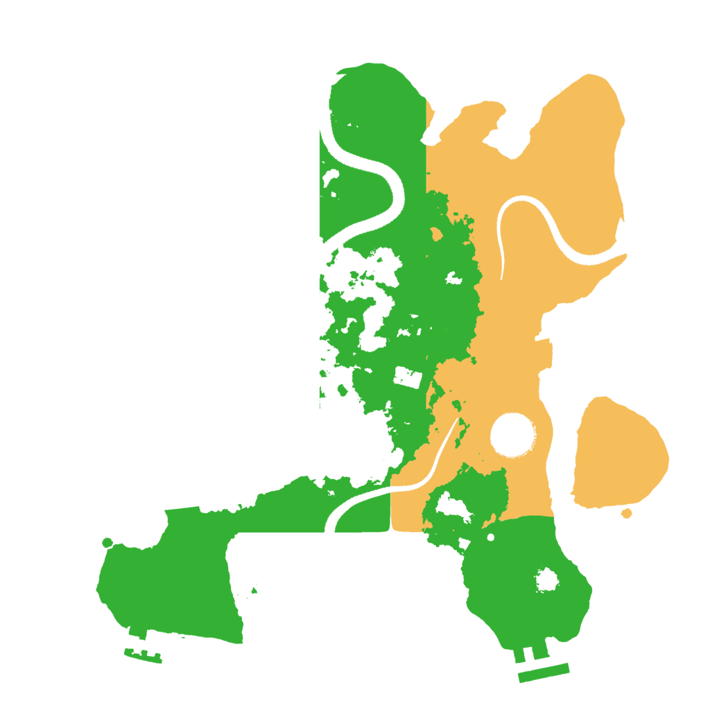 Biome Rust Map: Procedural Map, Size: 2800, Seed: 559164708
