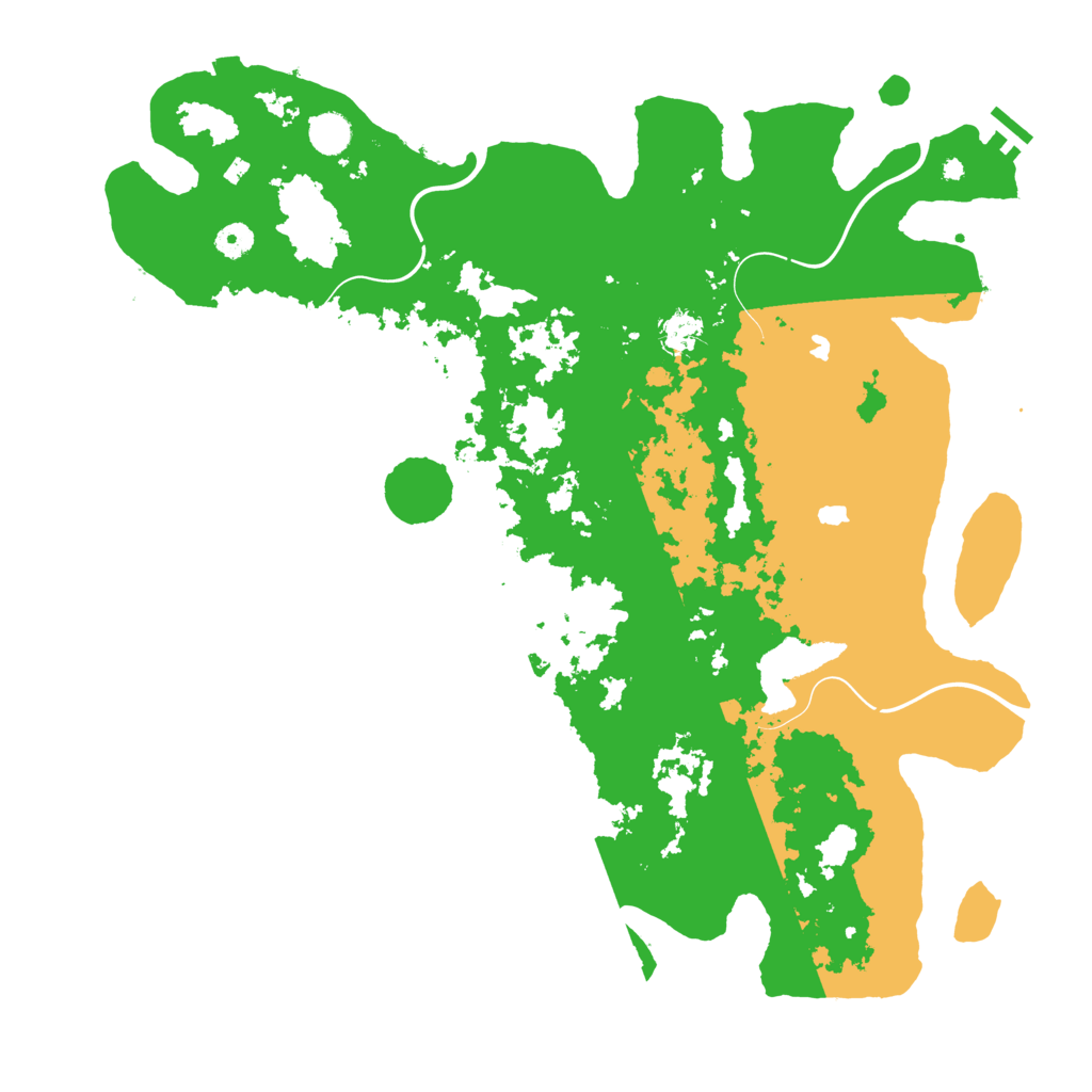 Biome Rust Map: Procedural Map, Size: 4550, Seed: 11863658