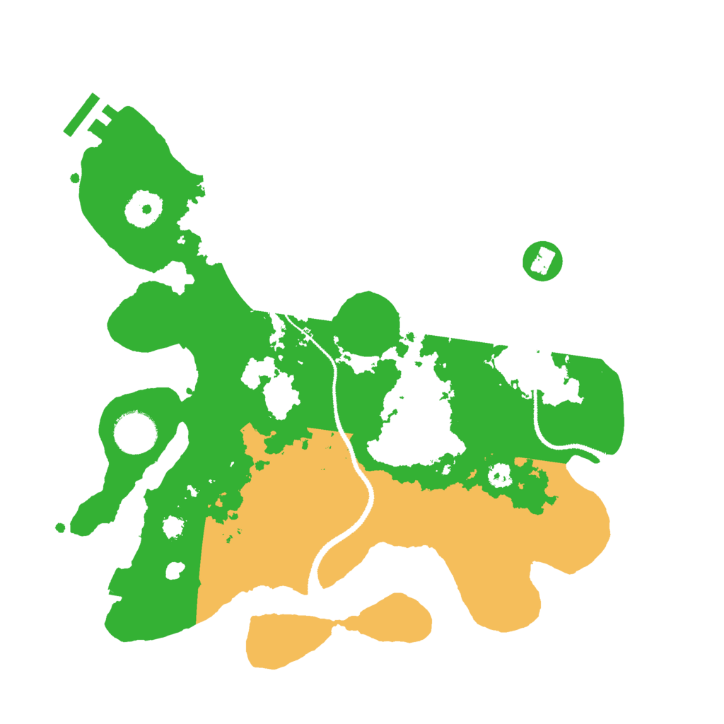 Biome Rust Map: Procedural Map, Size: 3000, Seed: 76387324