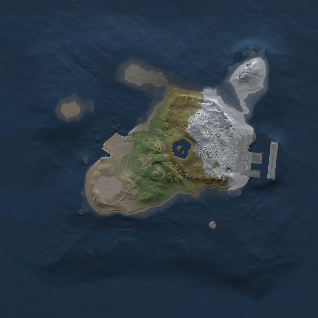 Rust Map: Procedural Map, Size: 1700, Seed: 72819, 2 Monuments