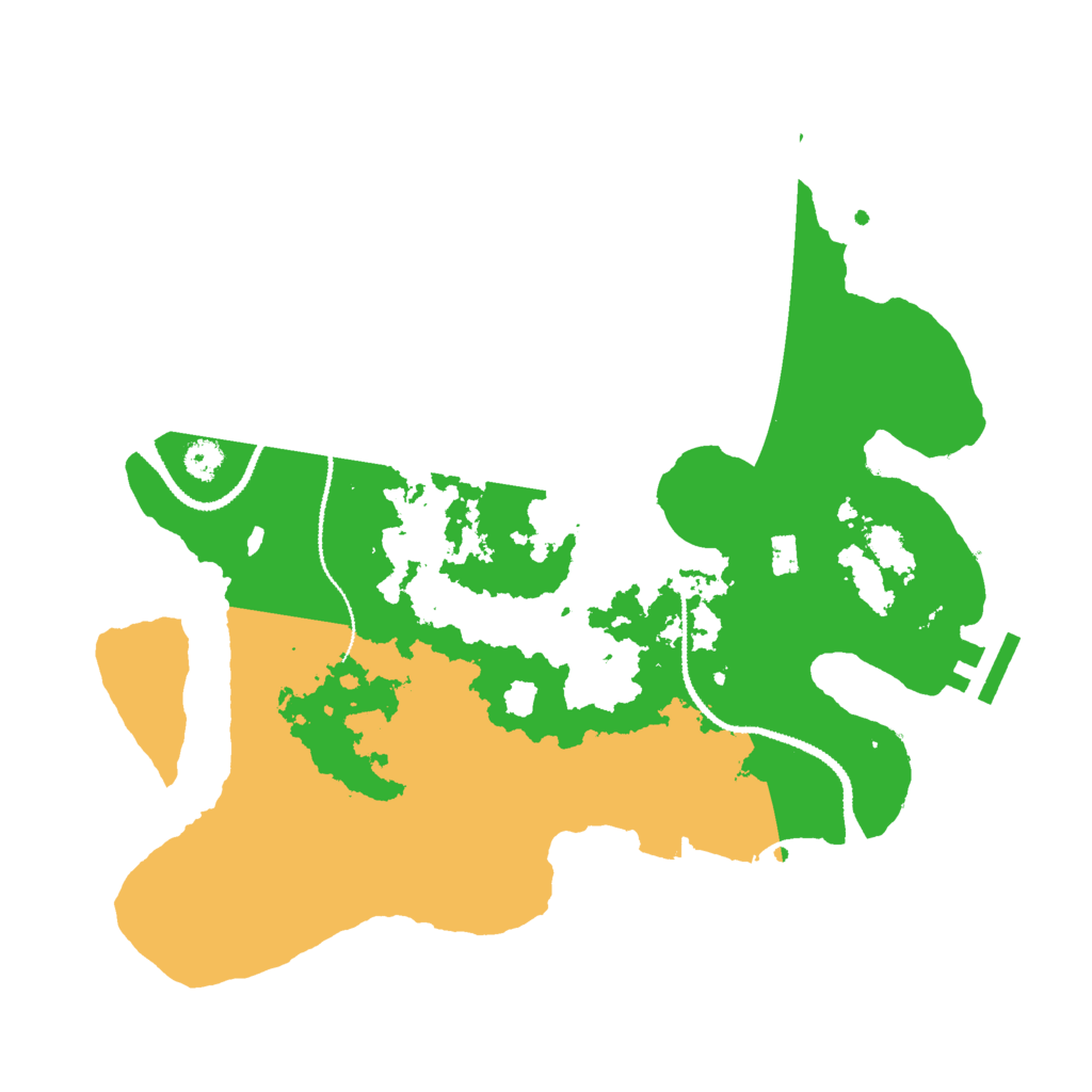 Biome Rust Map: Procedural Map, Size: 3000, Seed: 84126