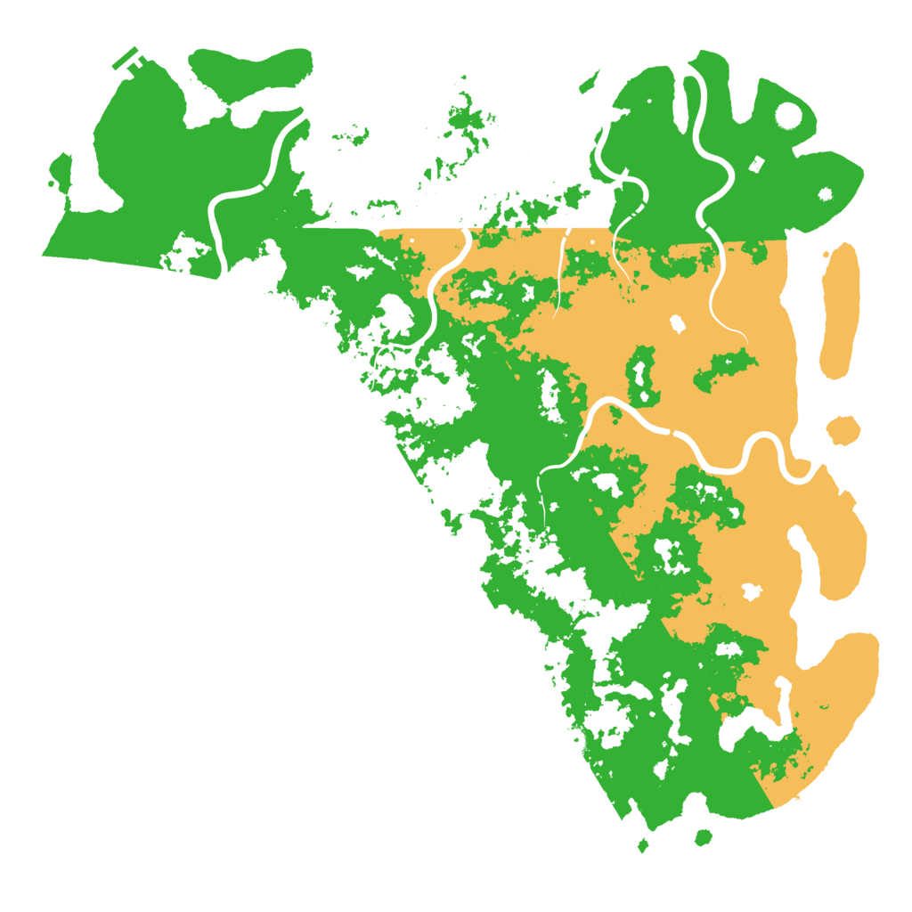 Biome Rust Map: Procedural Map, Size: 6000, Seed: 1703942683