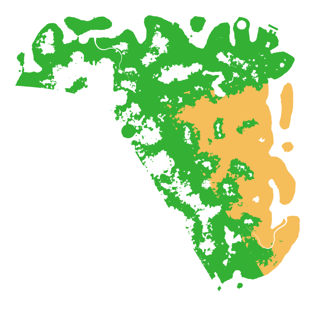 Biome Rust Map: Procedural Map, Size: 6000, Seed: 1703942683