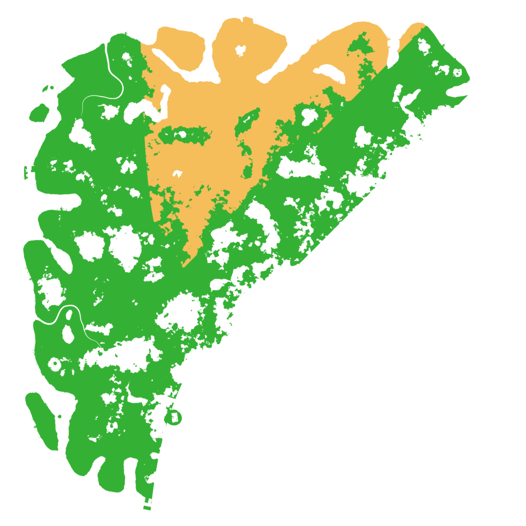Biome Rust Map: Procedural Map, Size: 6000, Seed: 655511995