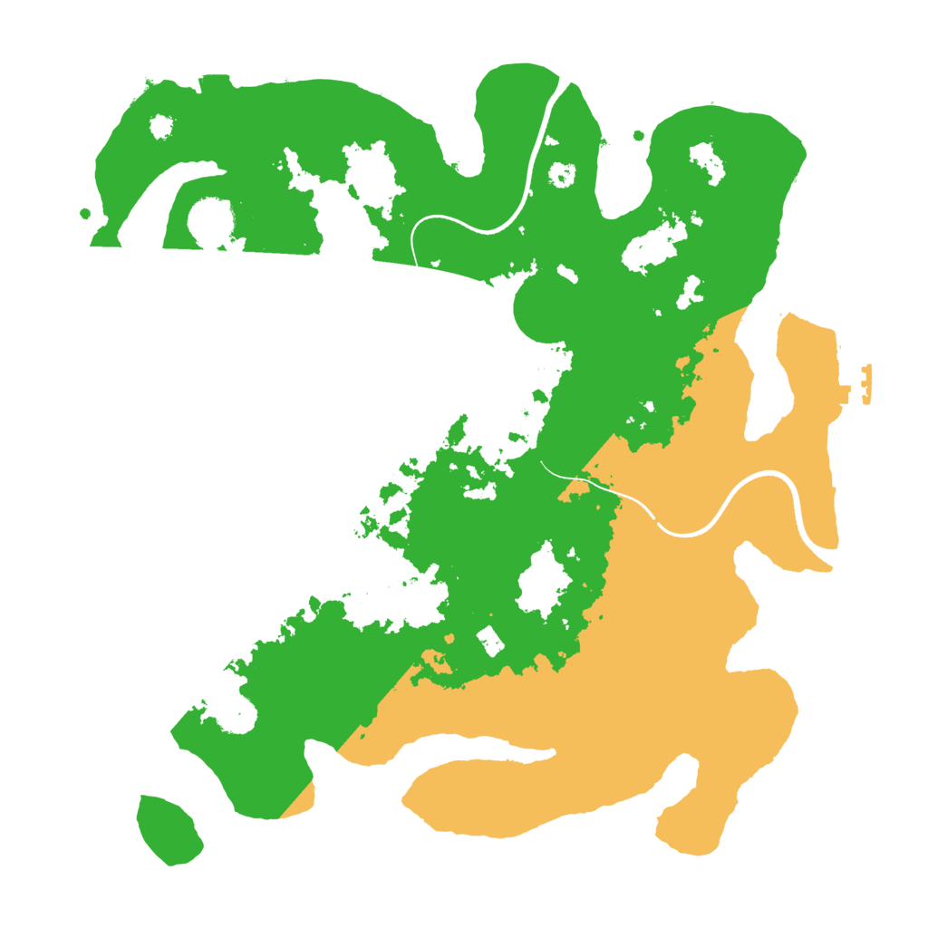 Biome Rust Map: Procedural Map, Size: 3500, Seed: 42689825