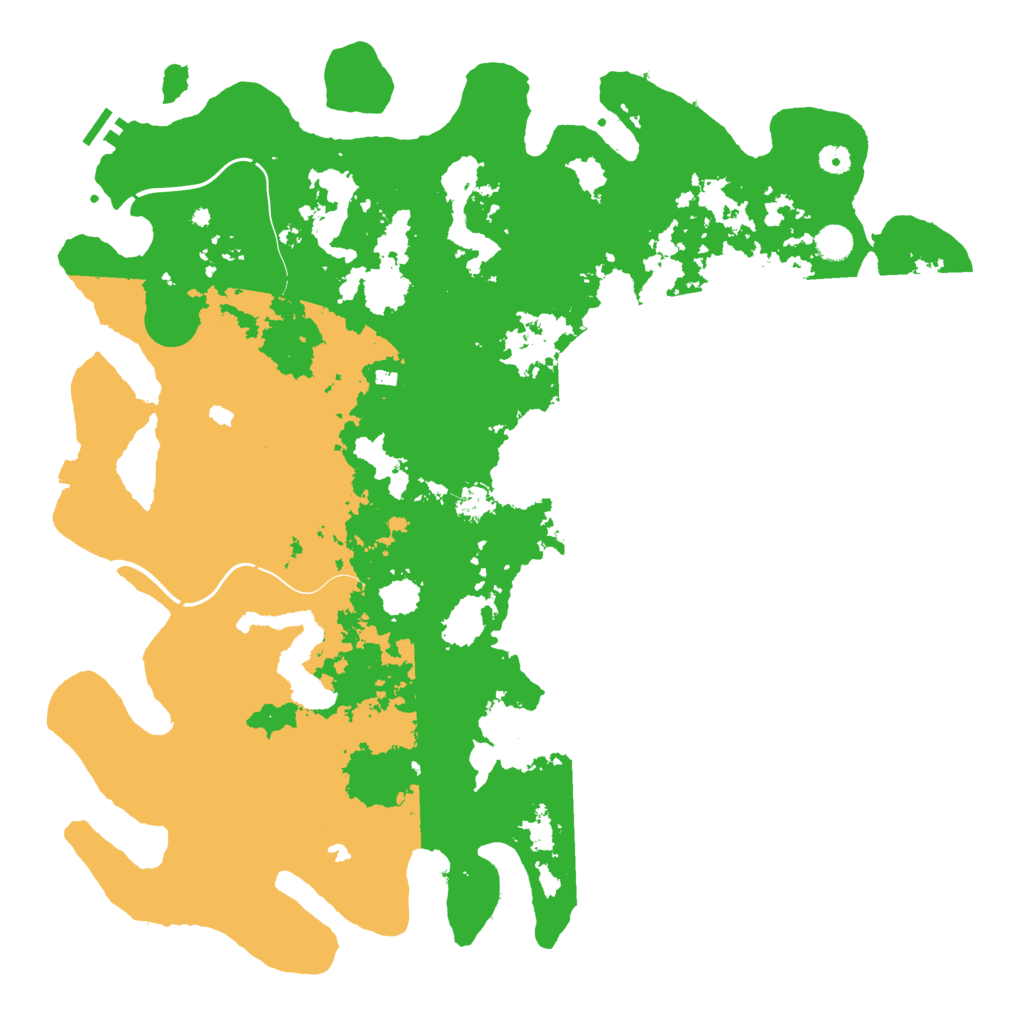 Biome Rust Map: Procedural Map, Size: 5000, Seed: 1836646939