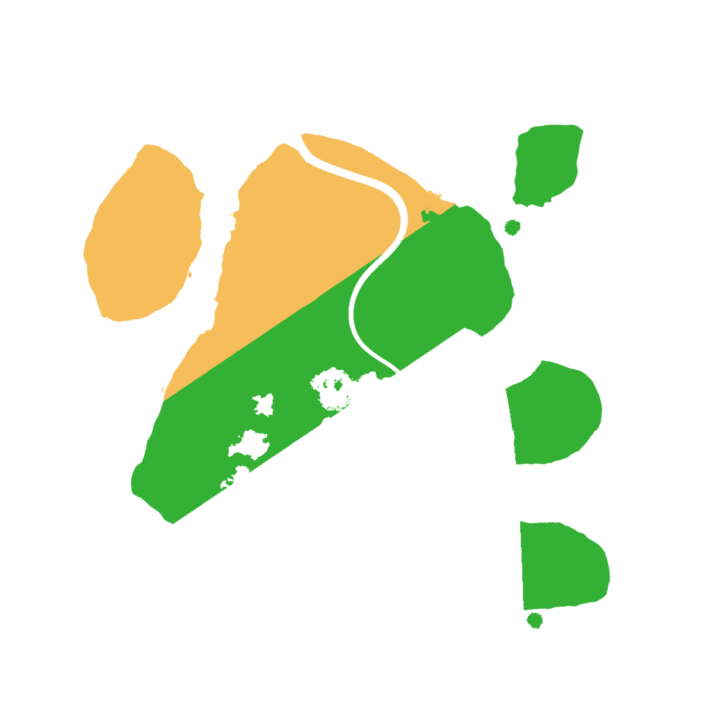 Biome Rust Map: Procedural Map, Size: 1850, Seed: 2469