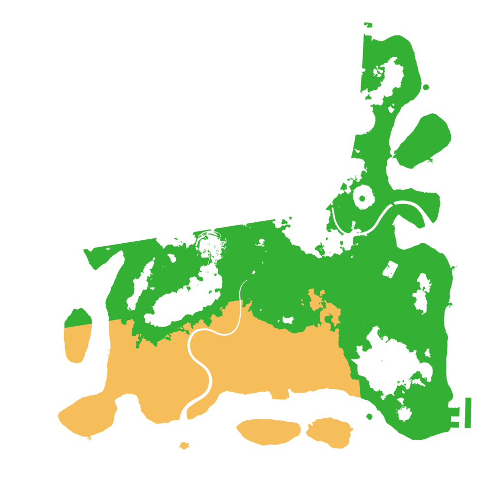 Biome Rust Map: Procedural Map, Size: 3300, Seed: 2095622140