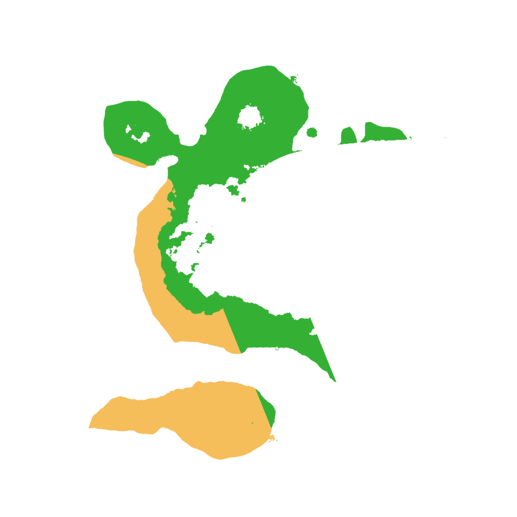 Biome Rust Map: Procedural Map, Size: 2000, Seed: 87642336