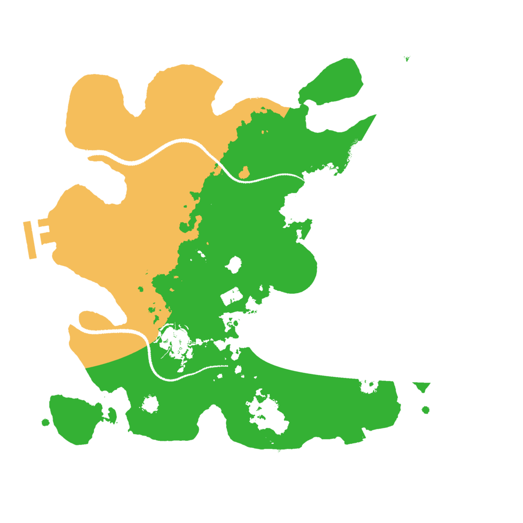 Biome Rust Map: Procedural Map, Size: 2800, Seed: 930811759