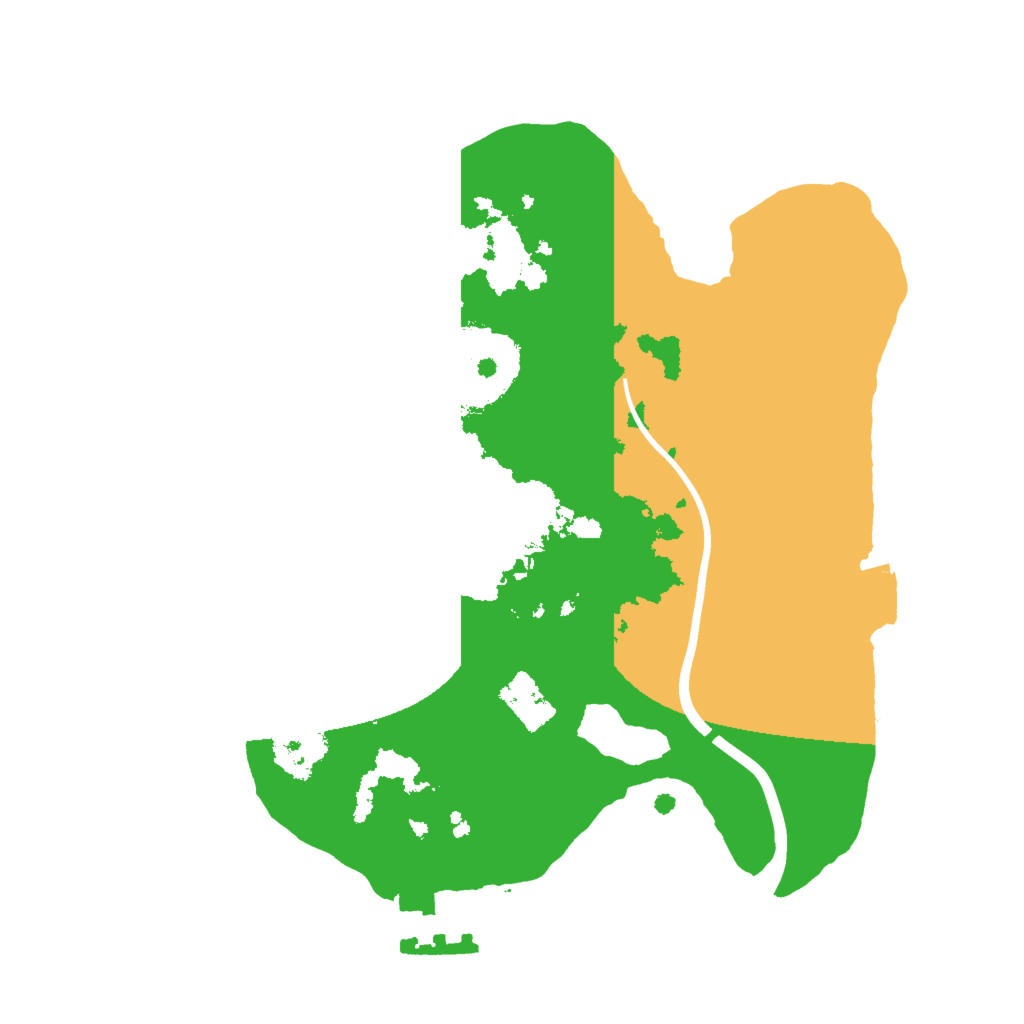 Biome Rust Map: Procedural Map, Size: 2000, Seed: 262695441