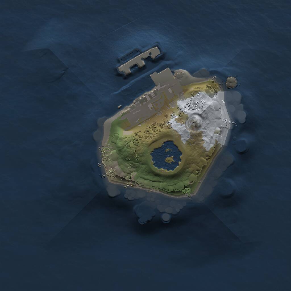 Rust Map: Procedural Map, Size: 1000, Seed: 47794182, 2 Monuments