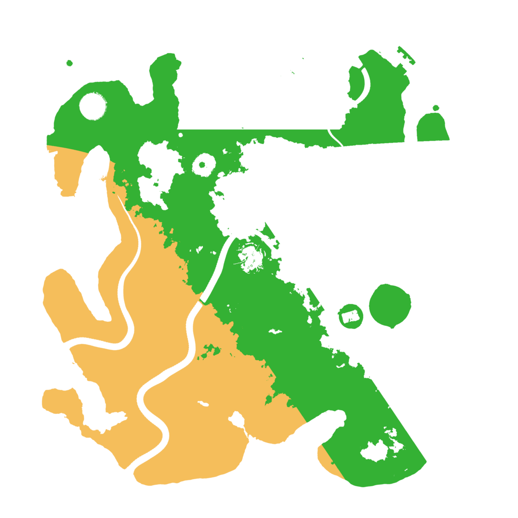 Biome Rust Map: Procedural Map, Size: 3400, Seed: 2314