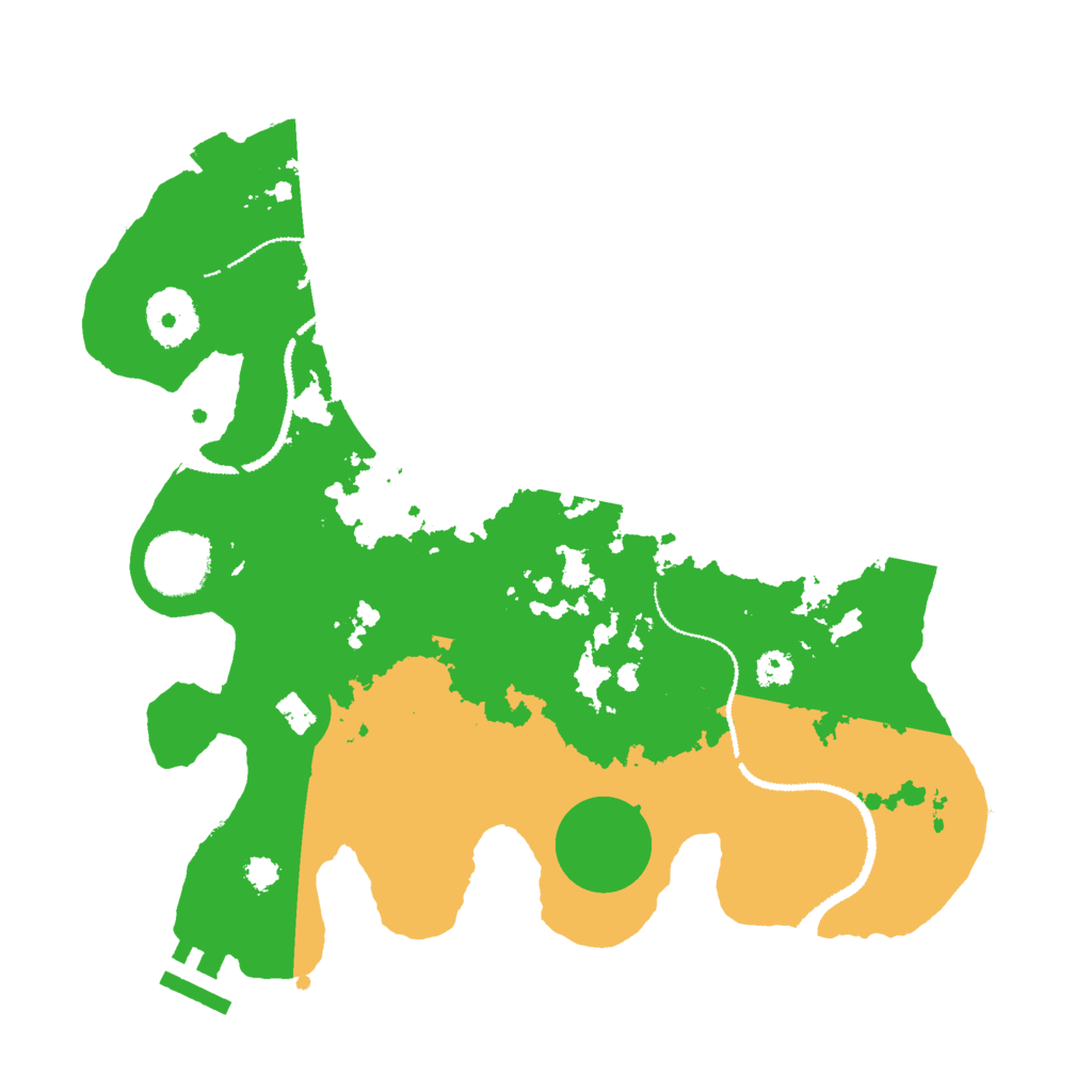 Biome Rust Map: Procedural Map, Size: 3000, Seed: 600662373