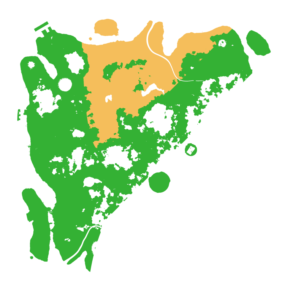 Biome Rust Map: Procedural Map, Size: 4000, Seed: 655511995